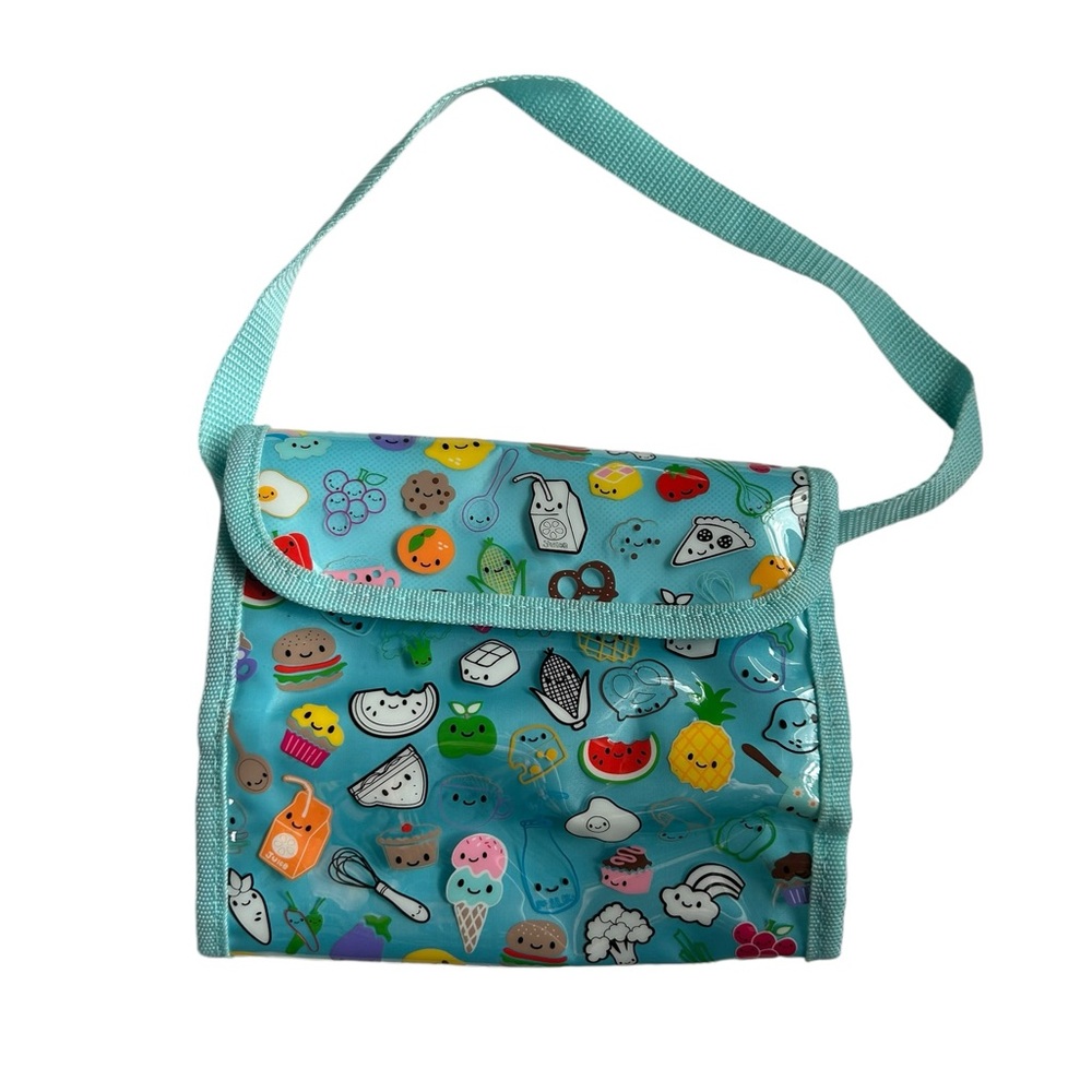 Paperchase Y2K Kawaii Food Friends Multi-Compartment Mini Bag Organizer Travel